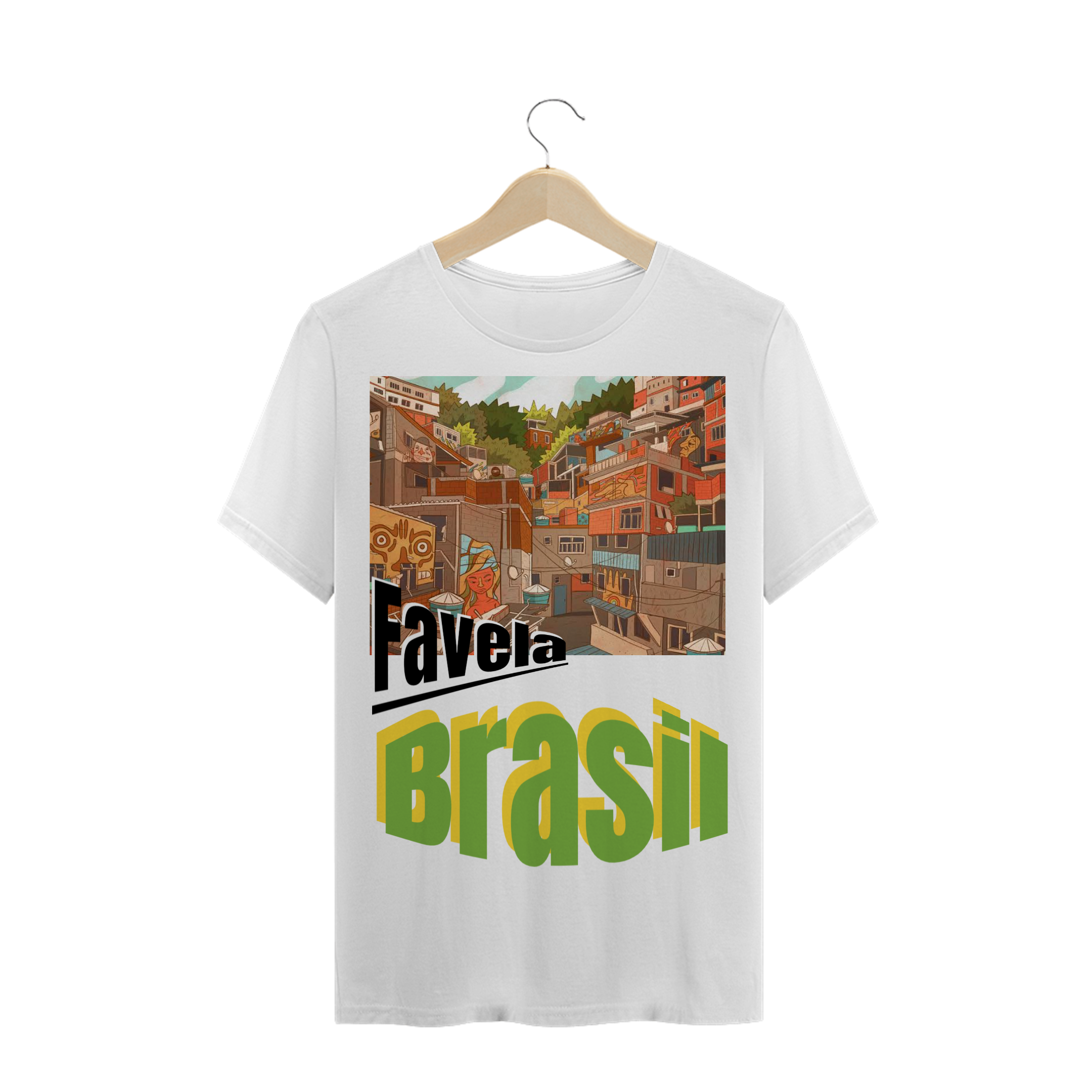 Nome do produto: Camiseta Face Brasil