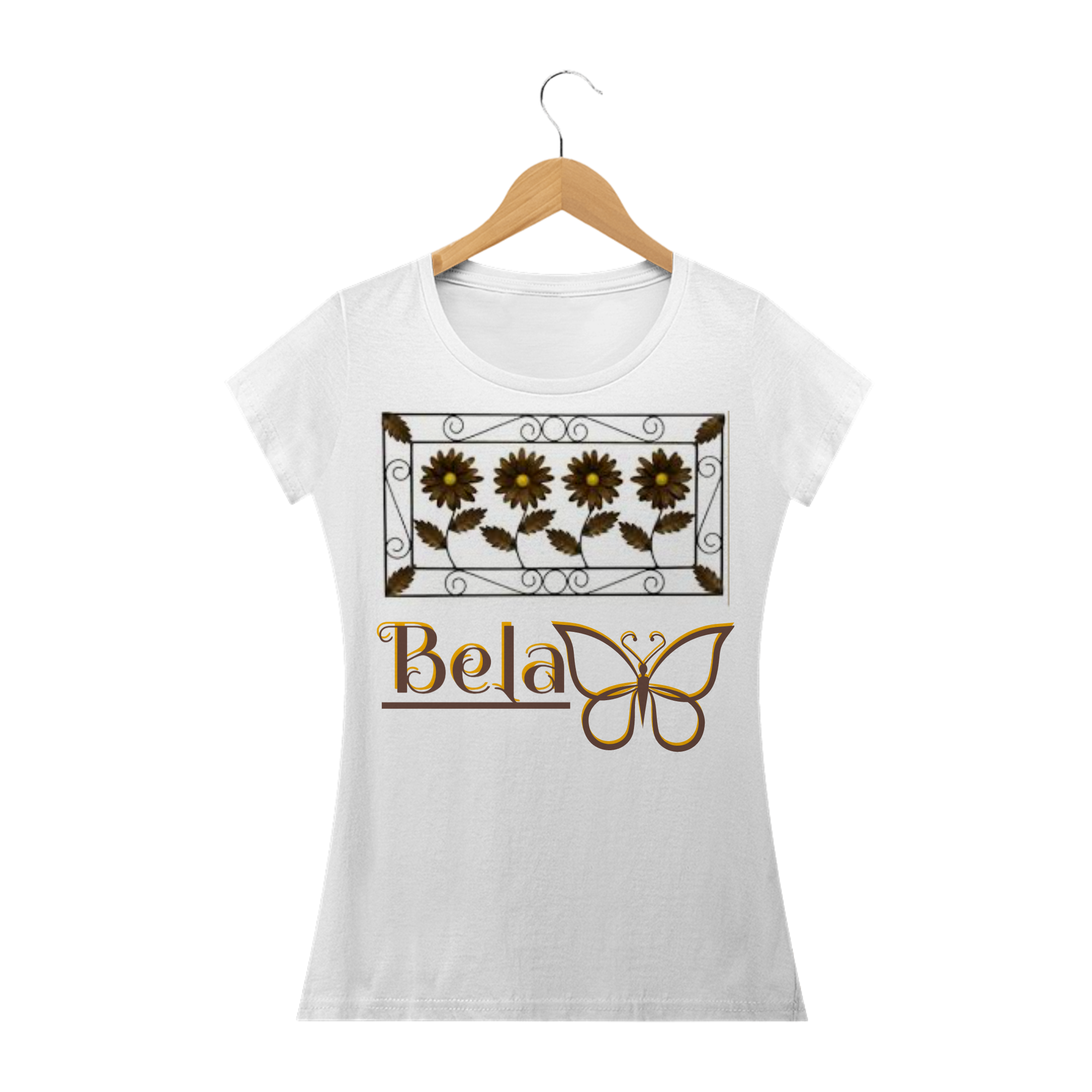 Nome do produto: Camiseta Bela