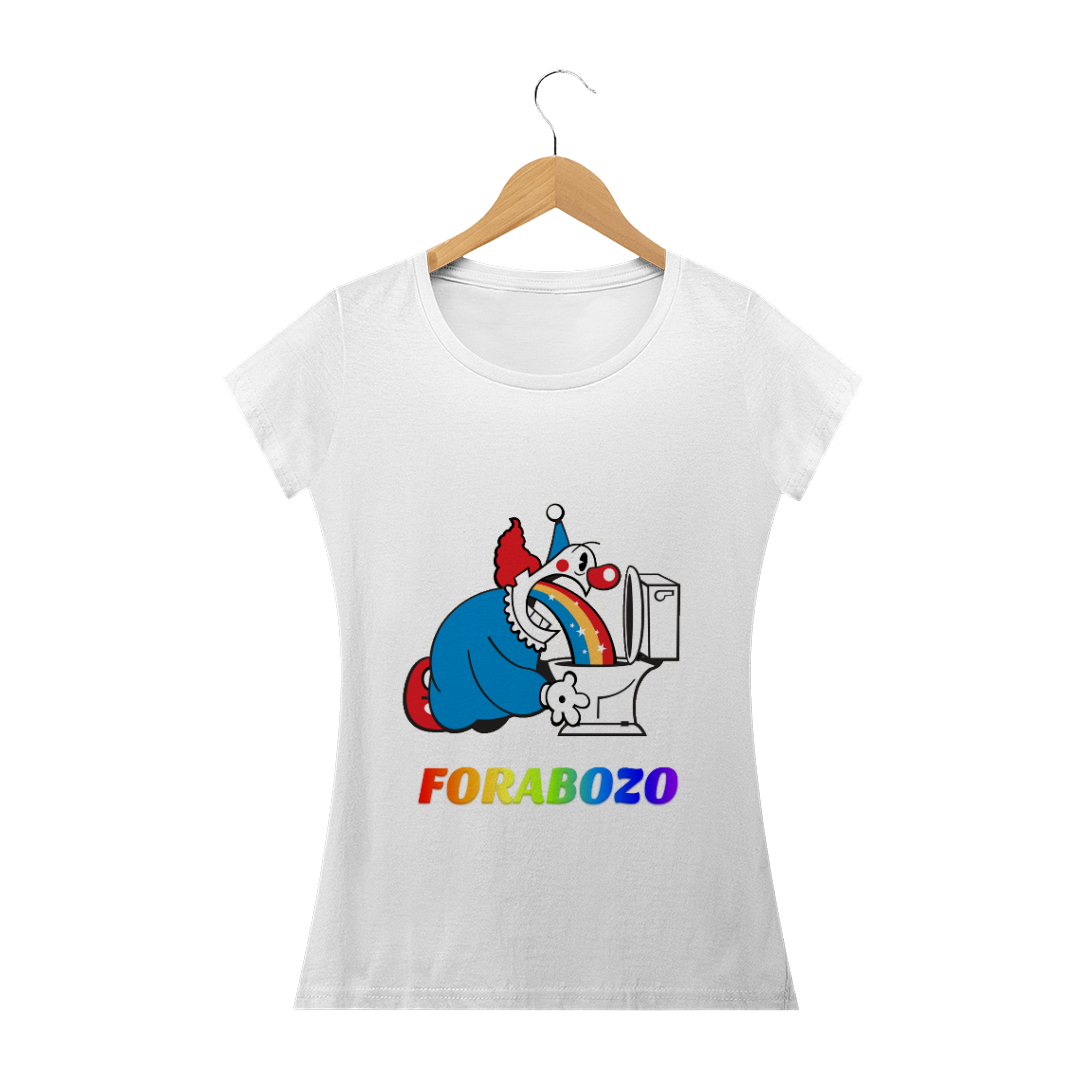 Nome do produto: Camiste Oficial Loja Fora Bozo - Feminina