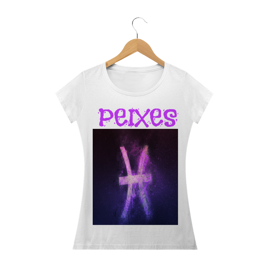 Nome do produto: Camiseta baby look signo peixes