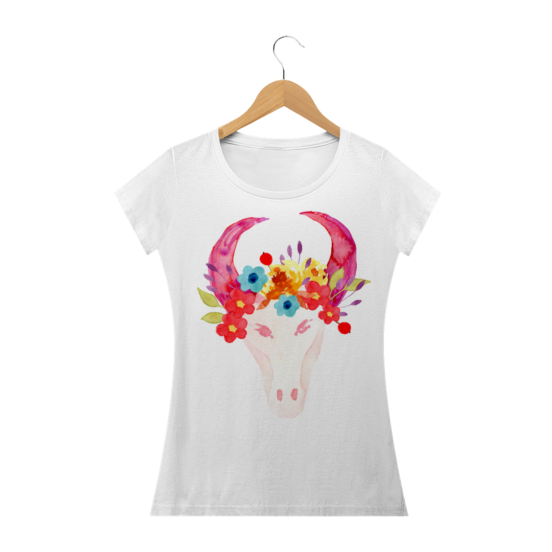 Nome do produto: Camiseta Baby Long Touro