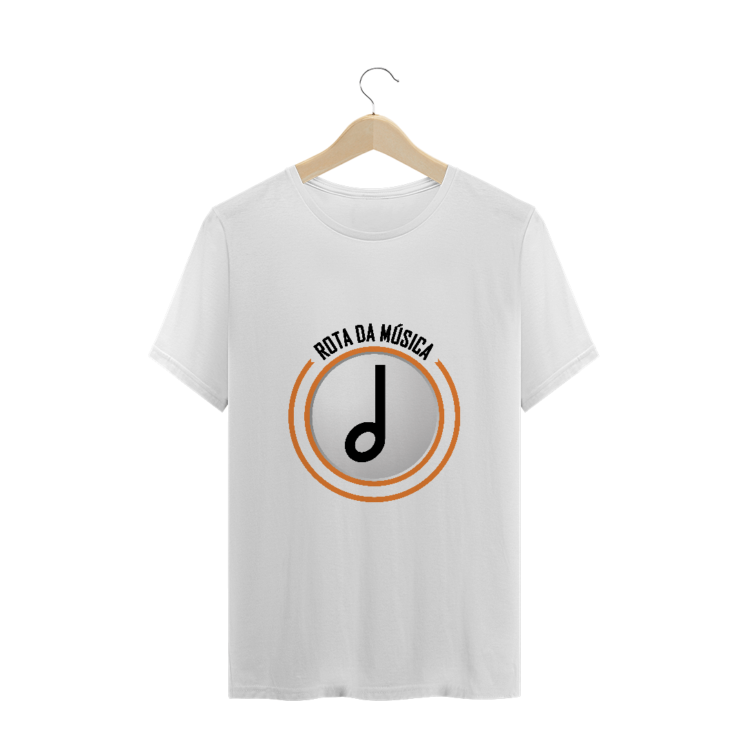 Nome do produto: Camiseta  Branca logo Rota da Música