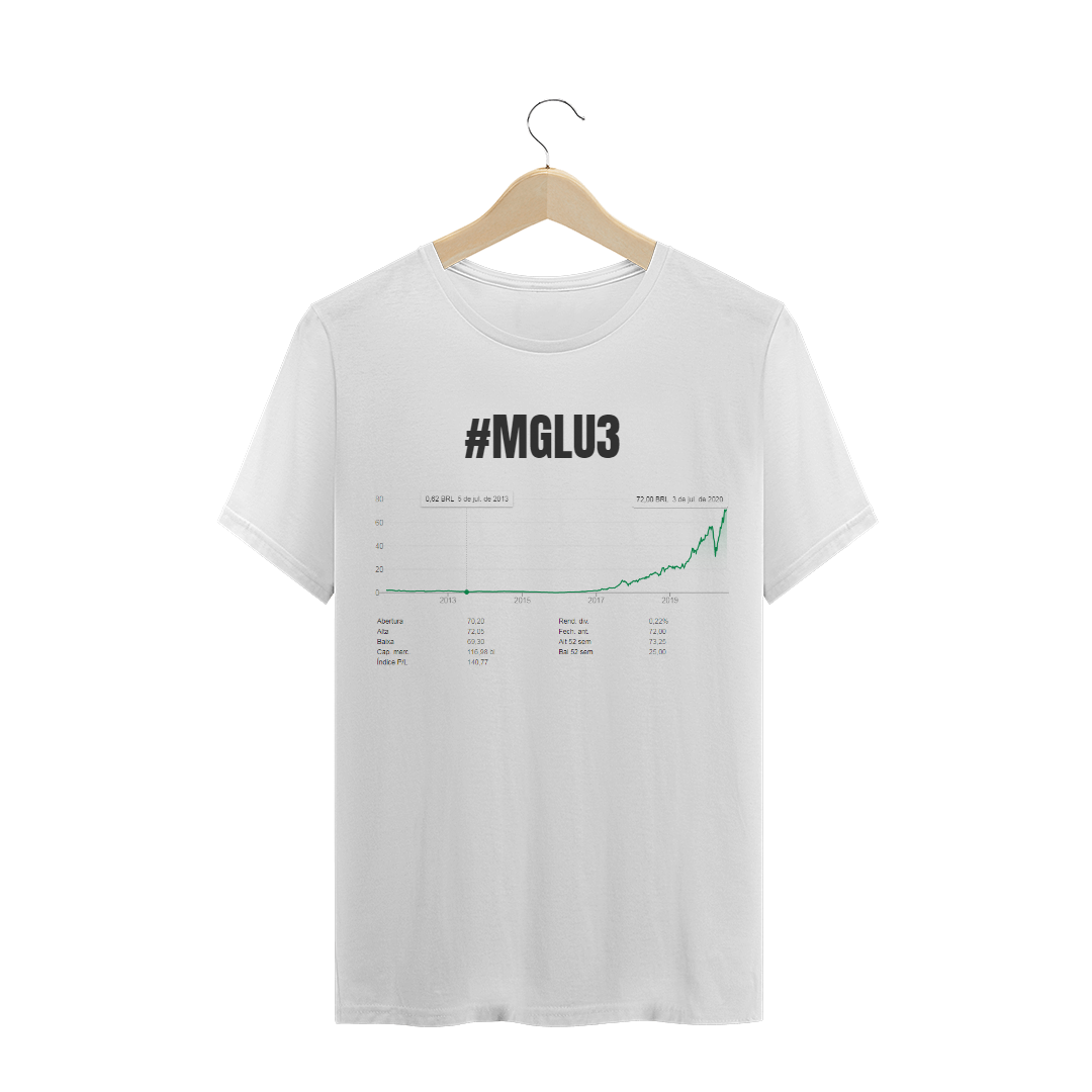 Nome do produto  Camiseta Quality -  #MGLU3 Cotação histórica