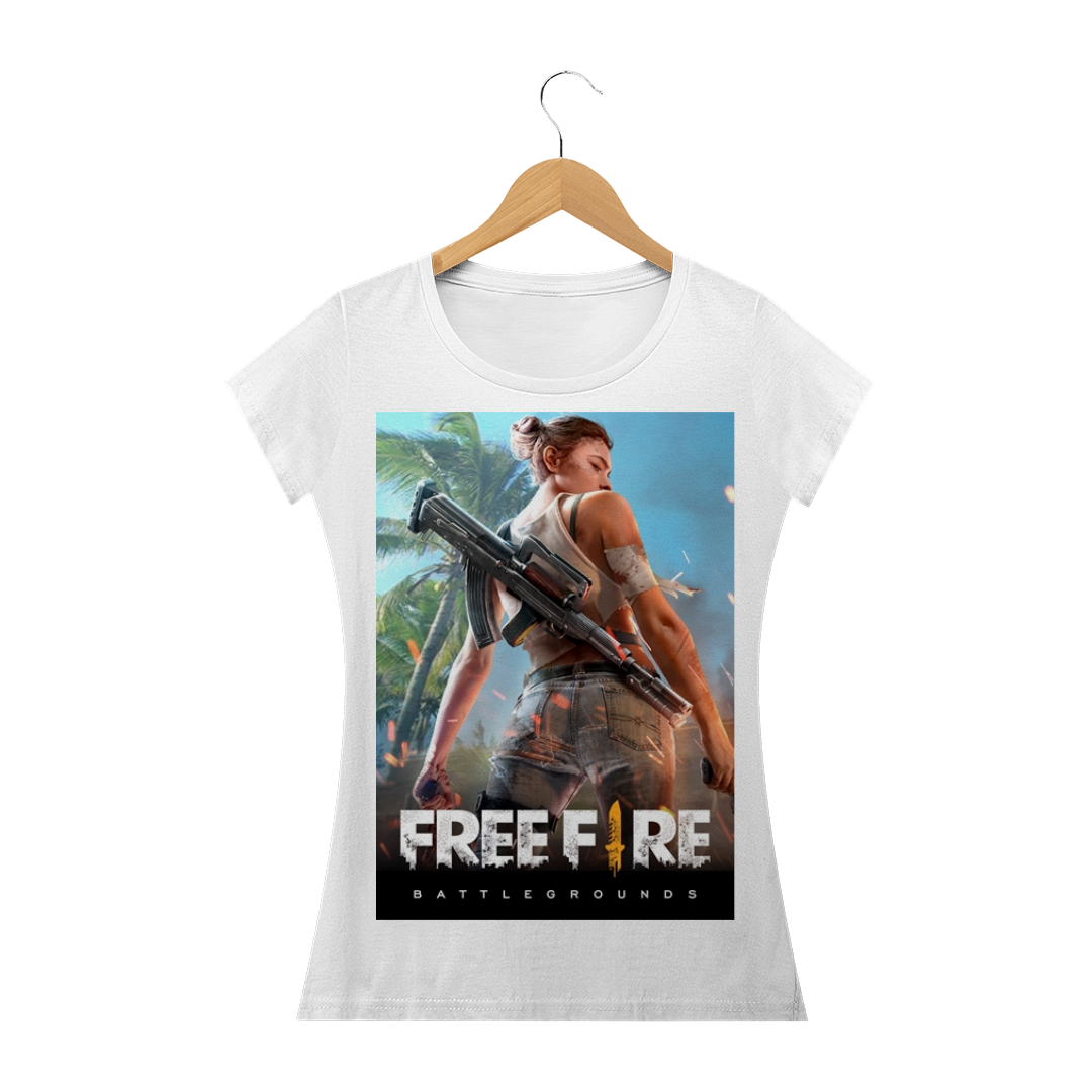 Nome do produto: Camiseta Free Fire Estampa Clássica