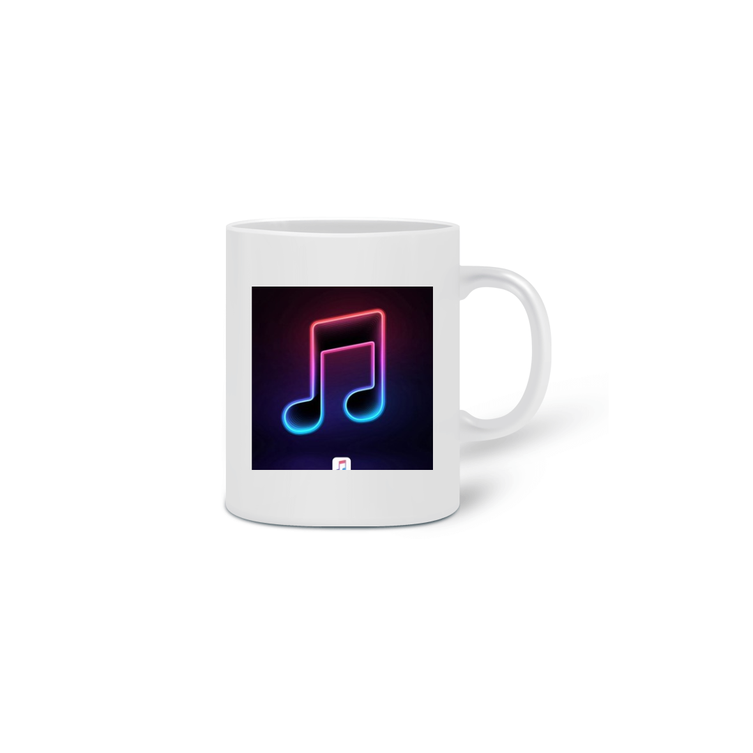 Nome do produto  caneca de notas musicais 