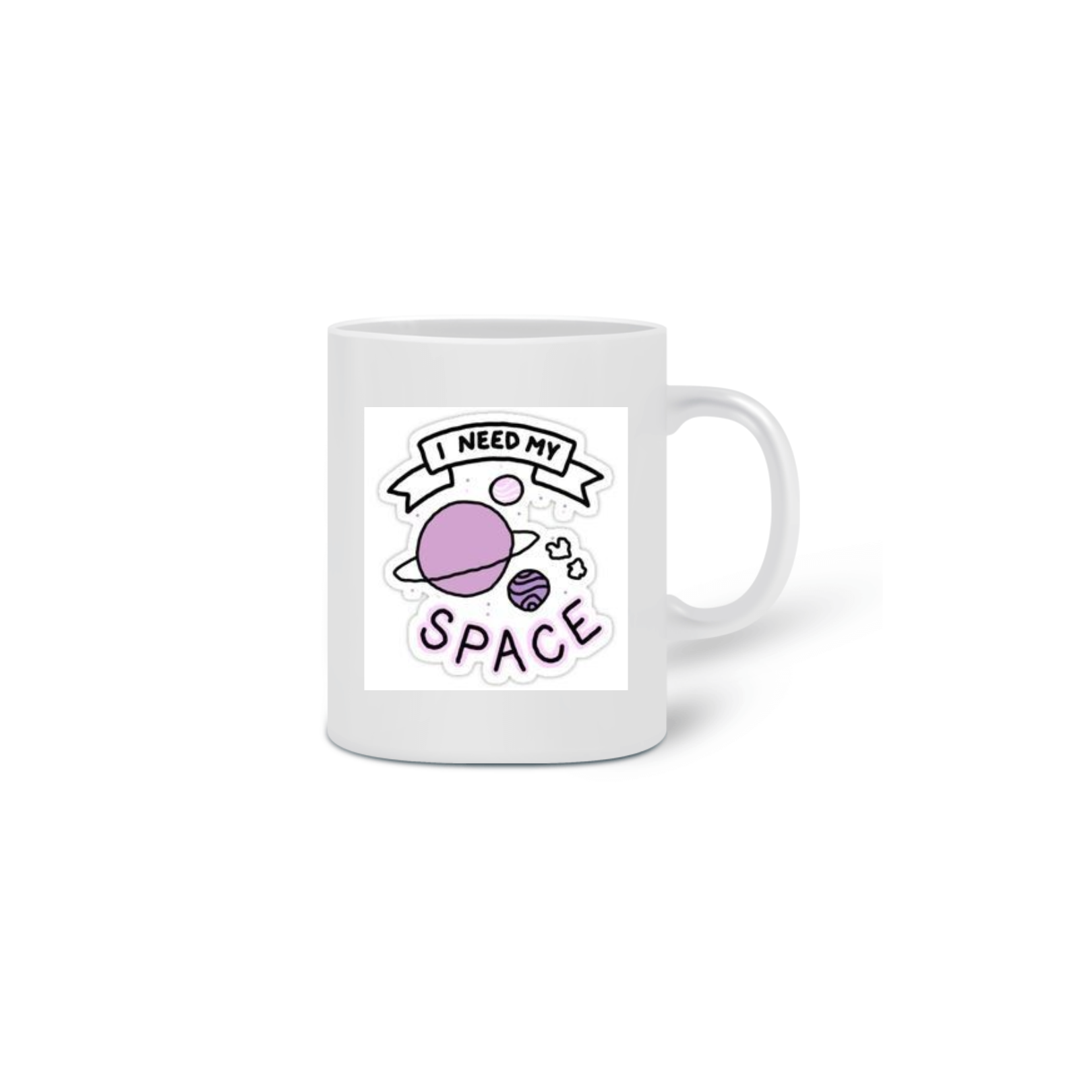 Nome do produto: Caneca eu preciso de espaço