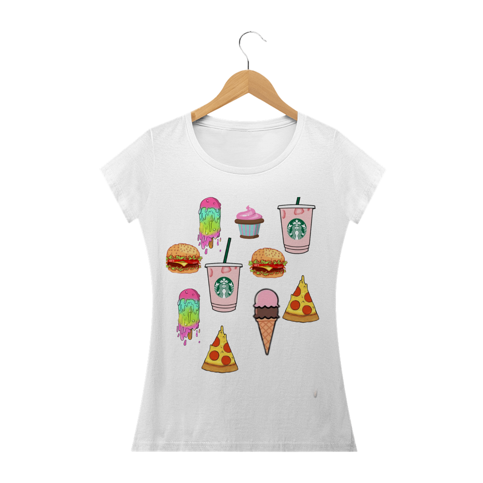 Nome do produto: Camiseta Quero lanches