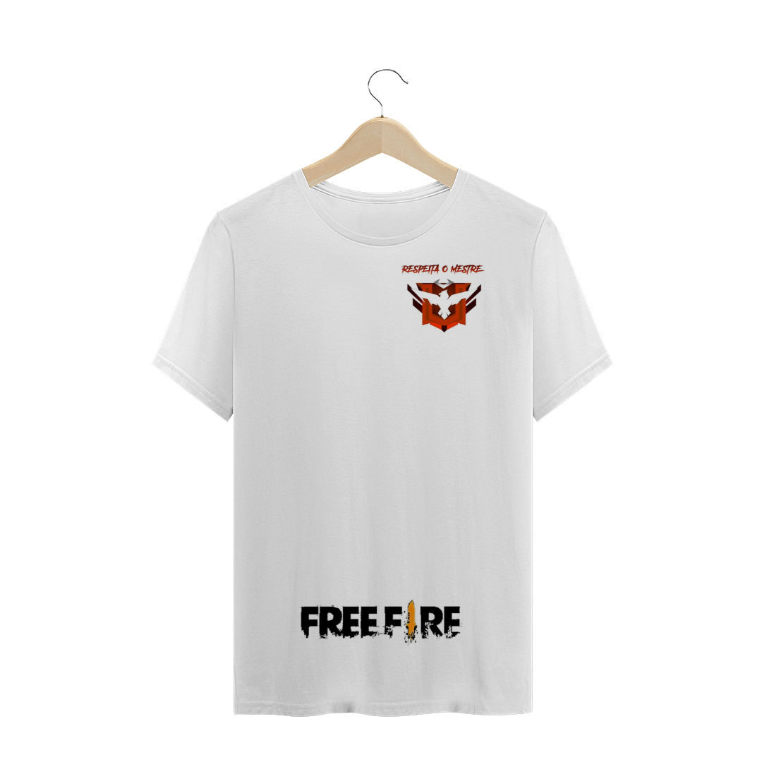 Nome do produto: Camisa Free Fire Respeita o Mestre
