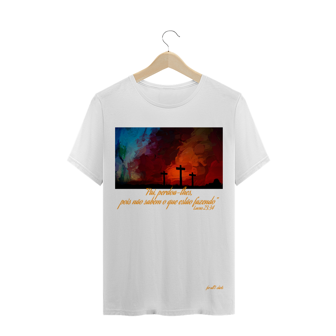 Nome do produto: T-SHIRT LUCAS 23:34 - PREMIUM