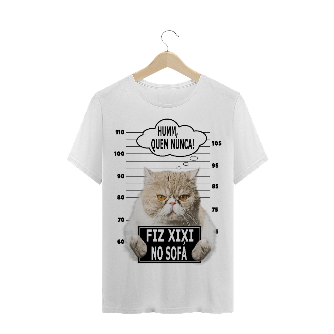 Nome do produto: Cat - fiz xixi no sofá / T-shirt Prime