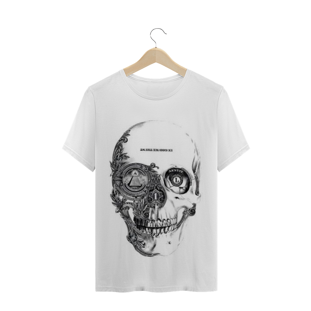 Nome do produto: Camiseta Maçonaria Com Caveira