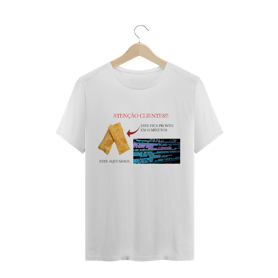 Nome do produto  T-SHIRT FRITAR PASTEL