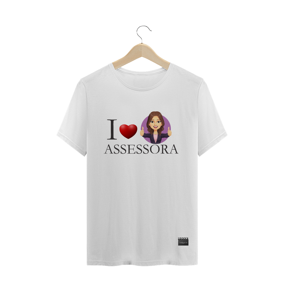 Nome do produto: T-SHIRT i LOVE ASSESSORA