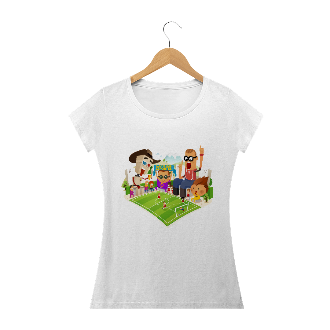 Nome do produto: Camiseta Baby Look - Papo Trader