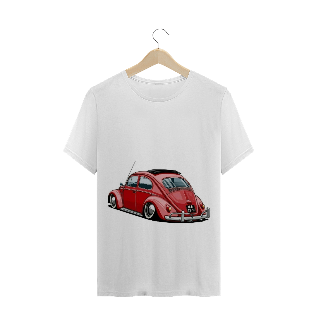 Nome do produto: Camiseta T-shirt Masculina Fusca Vermelho Retrô Surf Carro Antigo Life Is A Sea. REF:0101