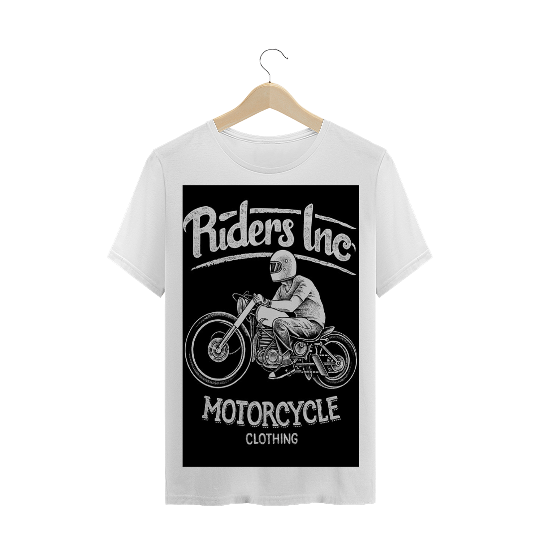Nome do produto: Camiseta T-shirt Masculina Moto Retrô Antiga Riders Inc Motorcycle. REF:0501