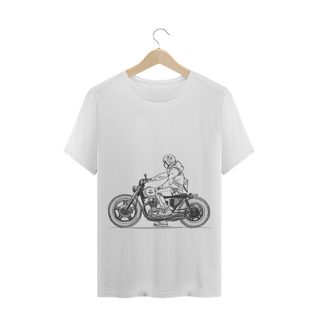 Nome do produto: Camiseta T-shirt Masculina Moto Retrô Antiga Riders Scrambler. REF:0502