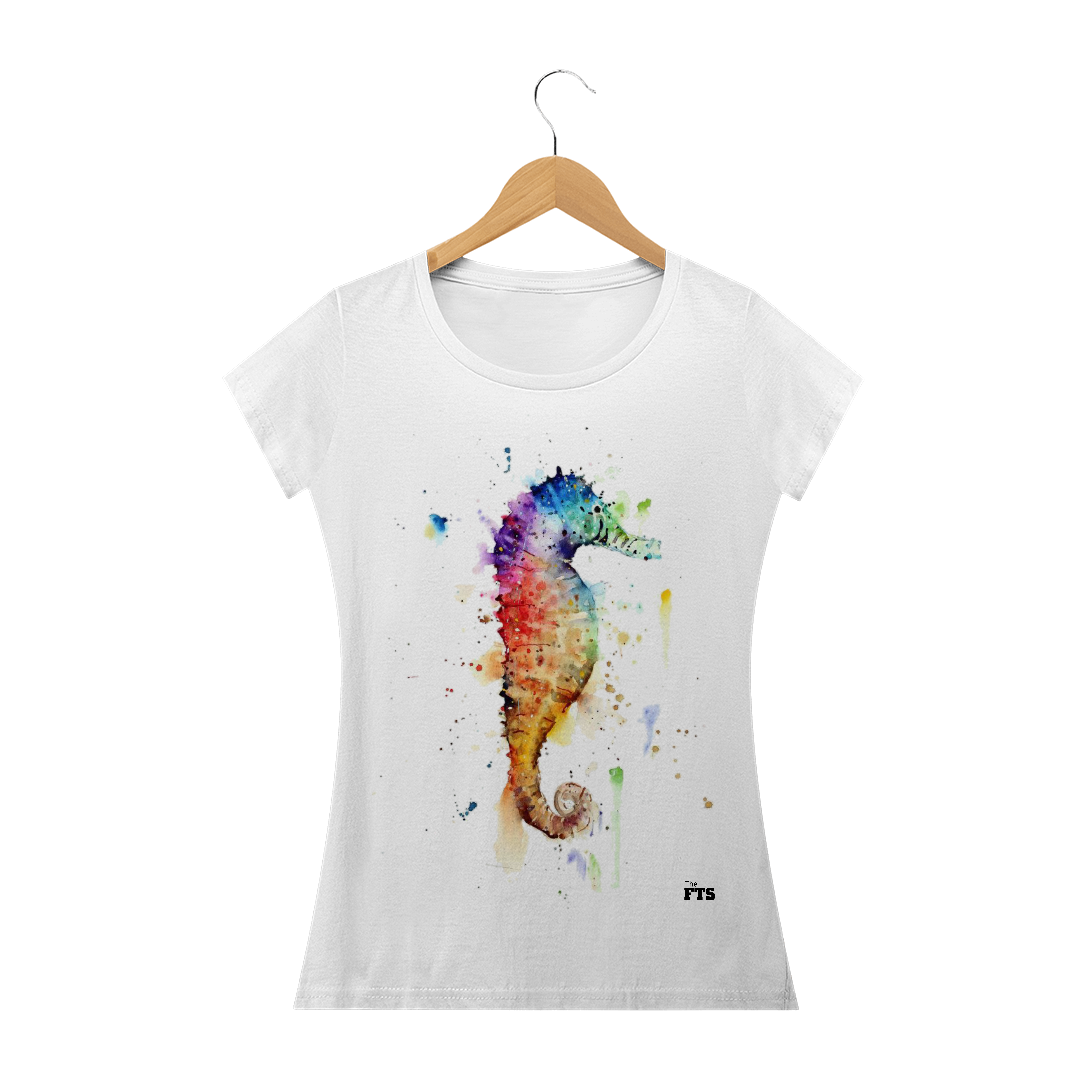 Nome do produto: Baby Long FTS Watercolor Cavalo Marinho