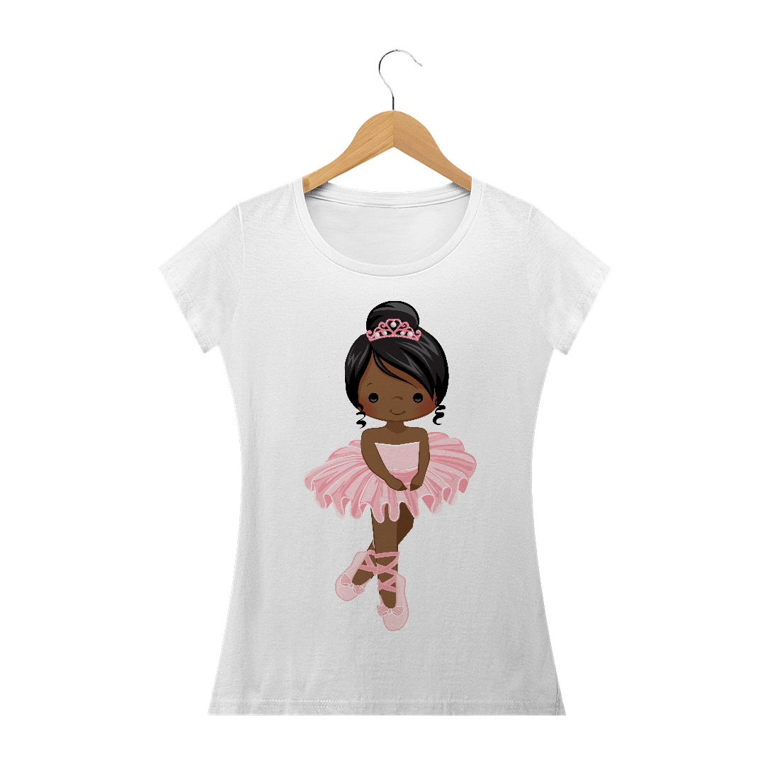 Nome do produto: Camiseta Bailarina Negra 