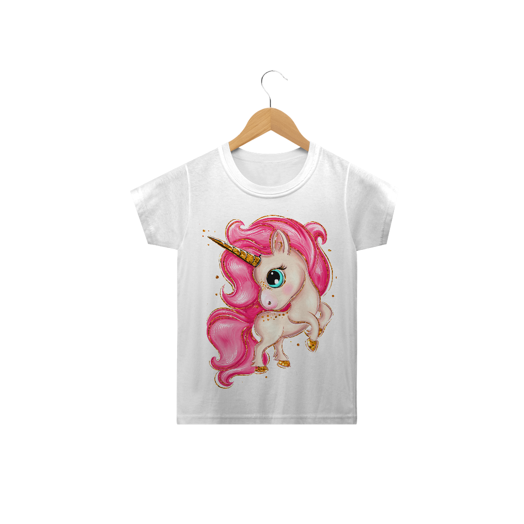 Nome do produto: Camiseta infantil Unicórnio 