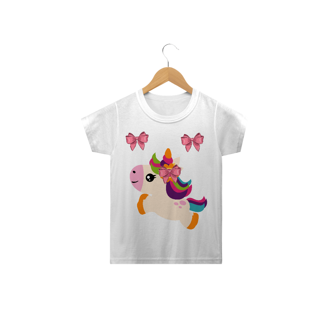 Nome do produto: Camiseta infantil Unicórnio