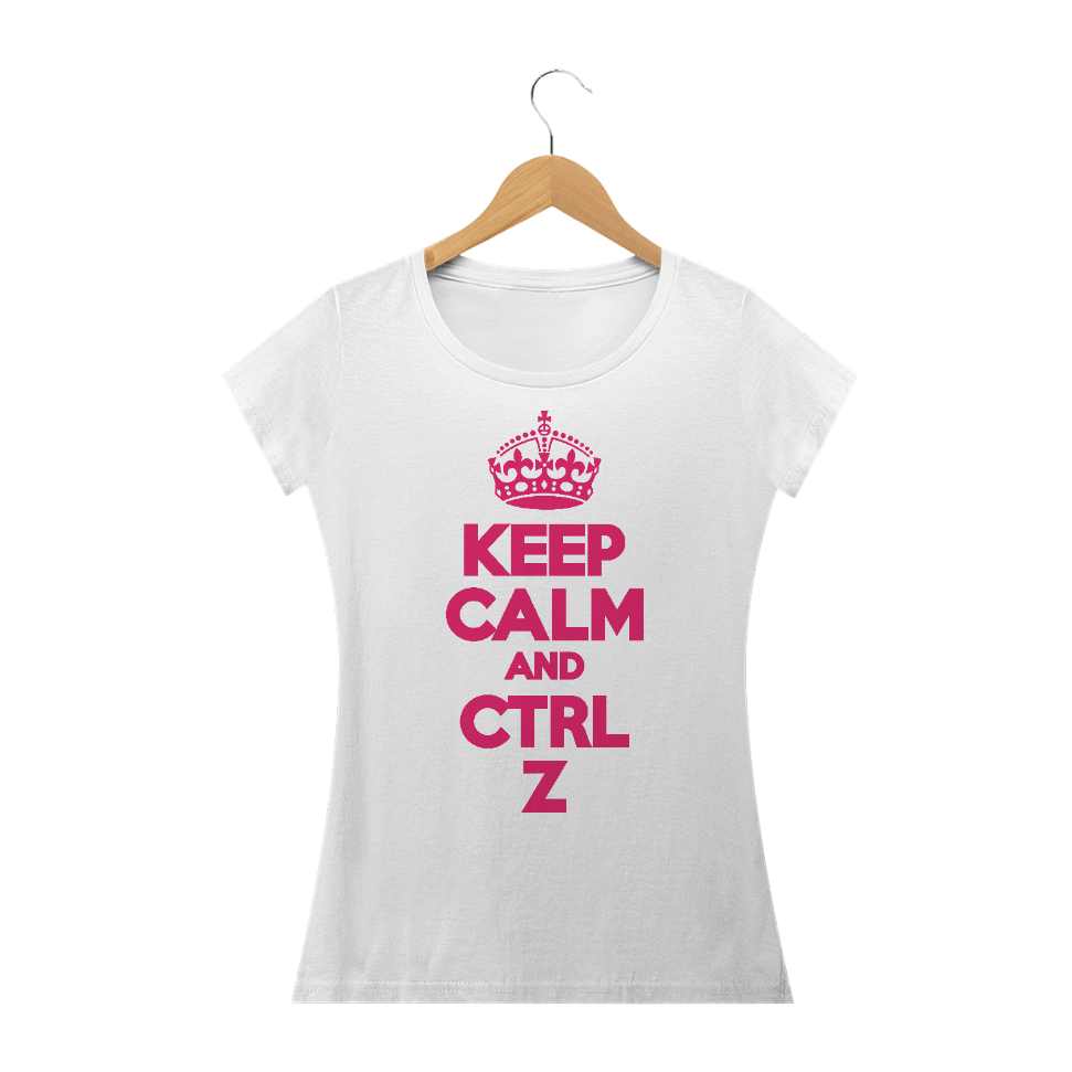 Nome do produto: BabyLook Keep Calm Crtl Z
