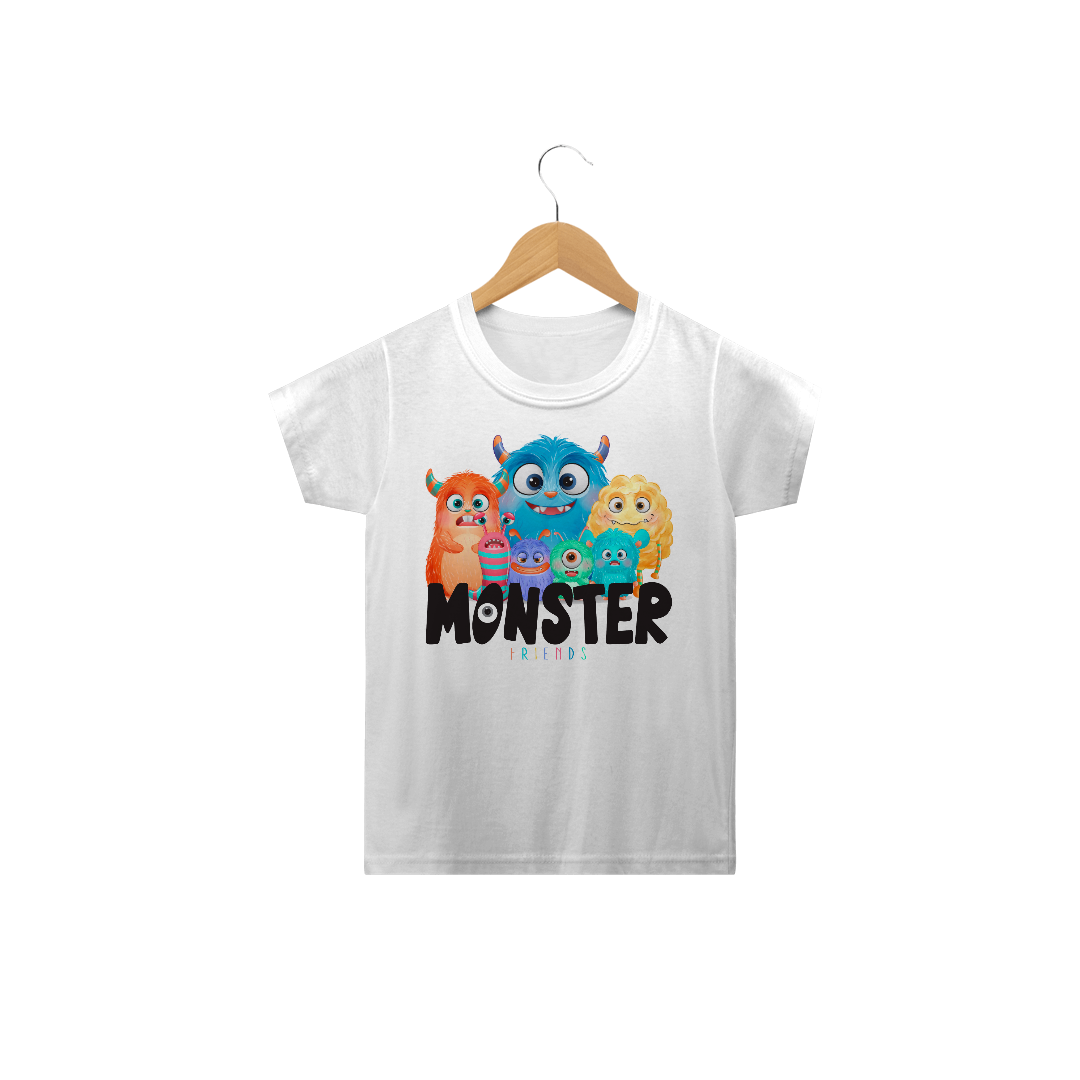 Nome do produto: Camiseta Infantil Monstrinhos 