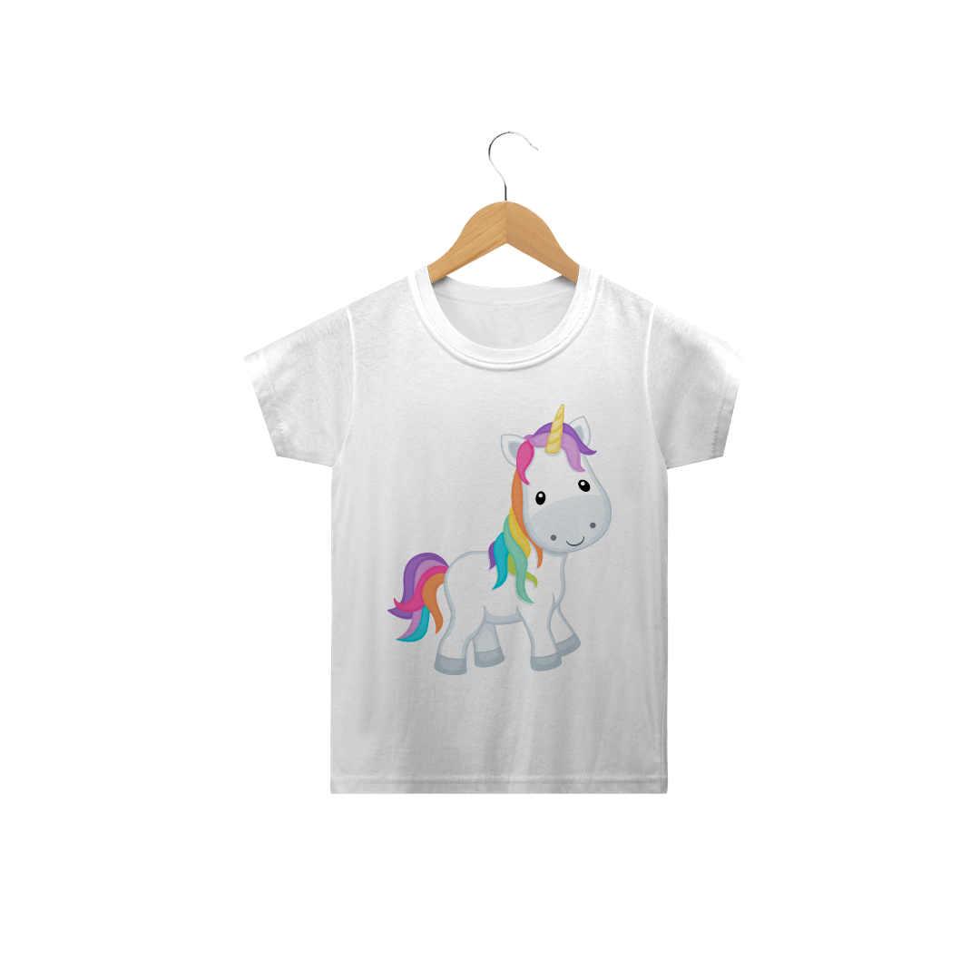 Nome do produto: Camiseta Infantil Magia Unicórnio cute