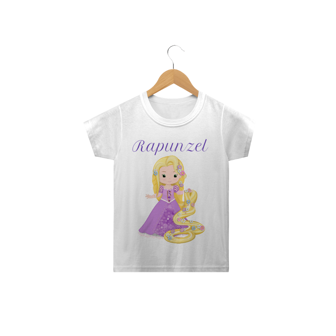 Nome do produto: Camiseta Infantil Enrolados Rapunzel