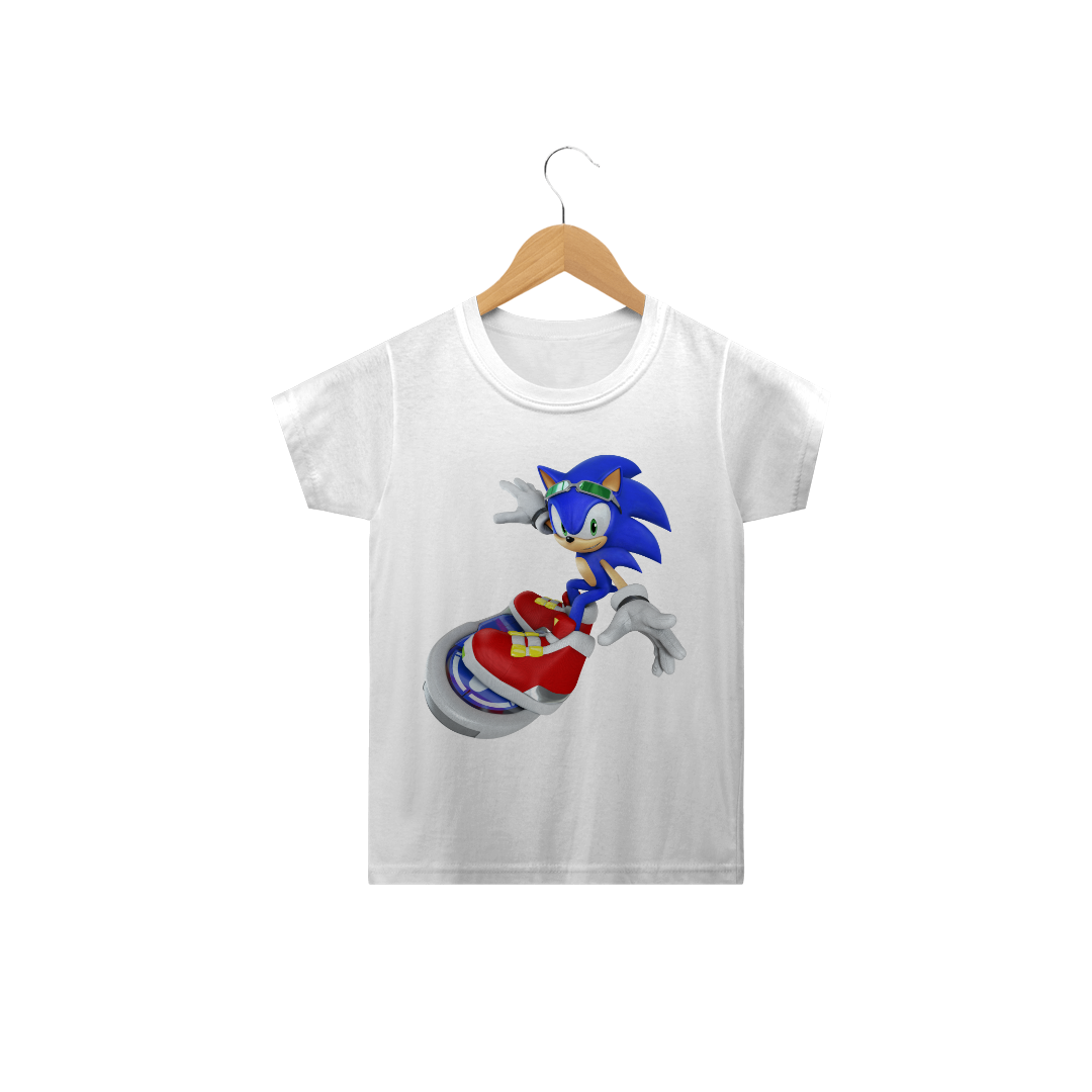 Nome do produto: Camiseta infantil Sonic