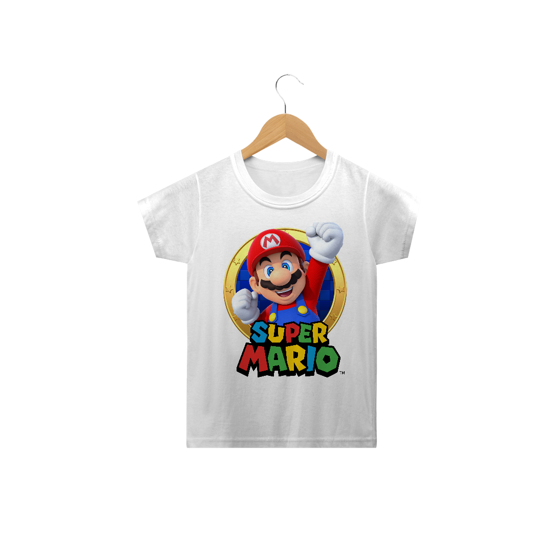 Nome do produto: Camiseta Super Mario Bros