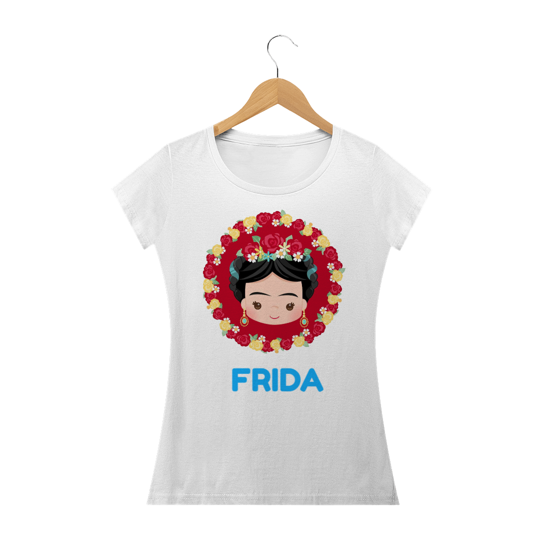 Nome do produto: Camiseta feminina Frida Kahlo