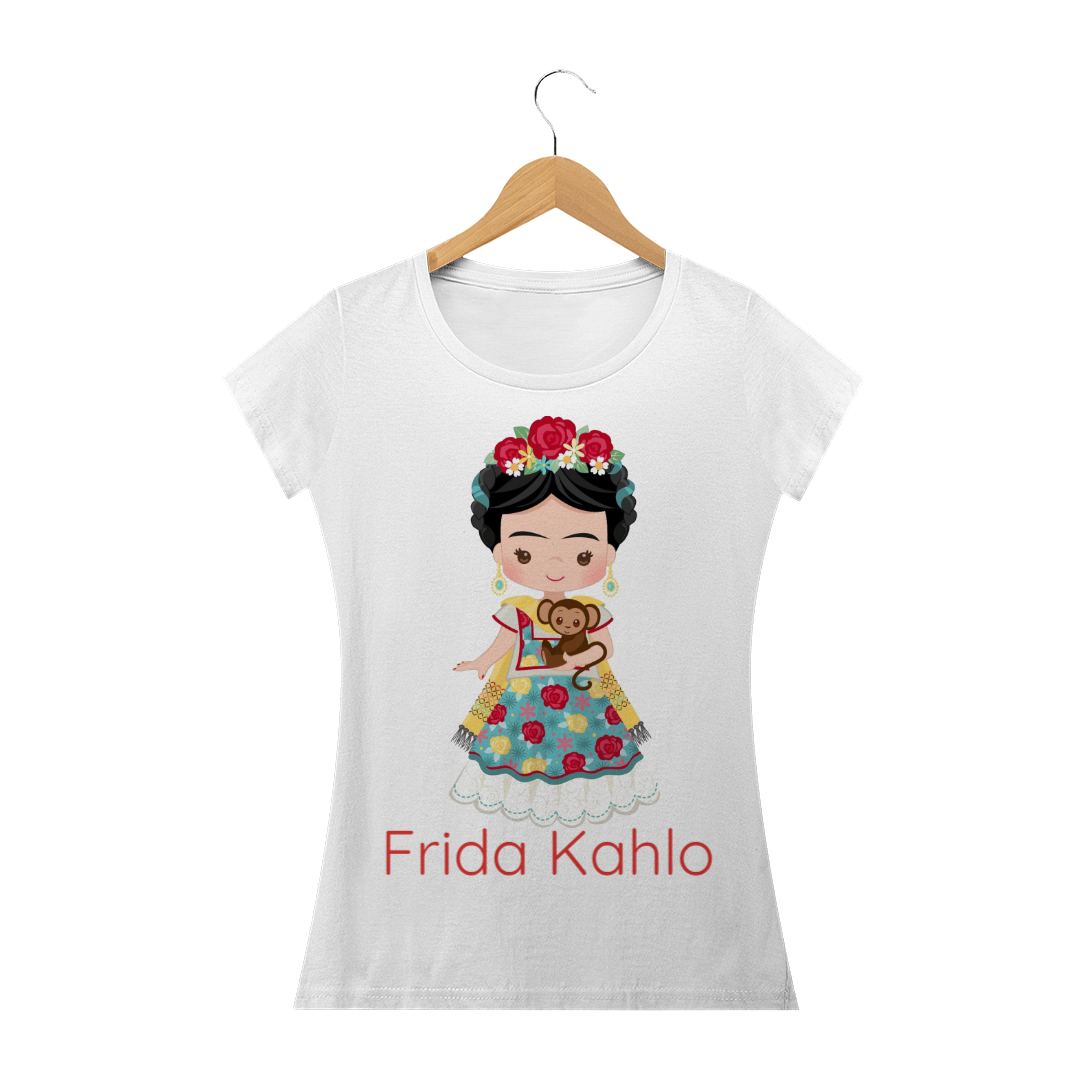 Nome do produto: Camiseta Feminina  Frida Kahlo 