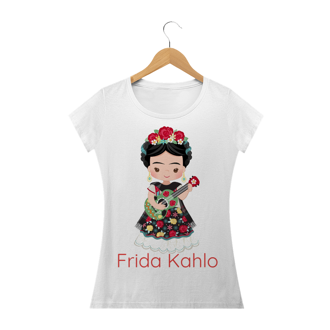 Nome do produto: Camiseta Feminina Frida Pintora