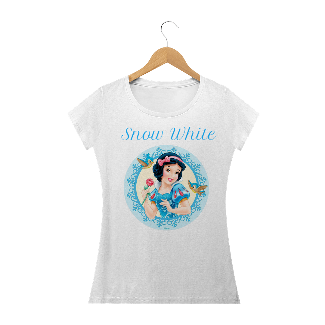 Nome do produto: Camiseta feminina Branca De Neve 