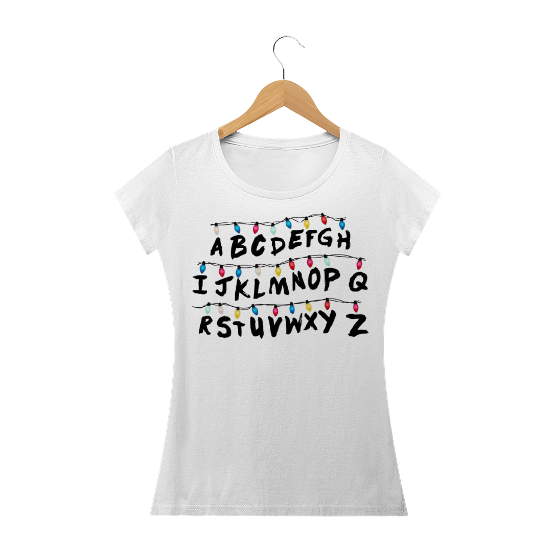 Nome do produto: Camiseta feminina Stranger Things 