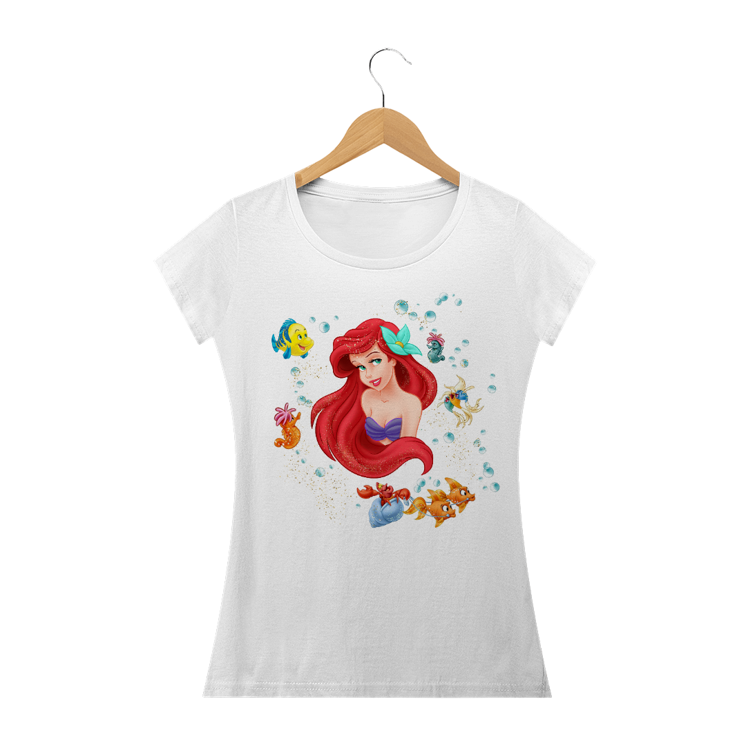Nome do produto: Camiseta feminina Ariel