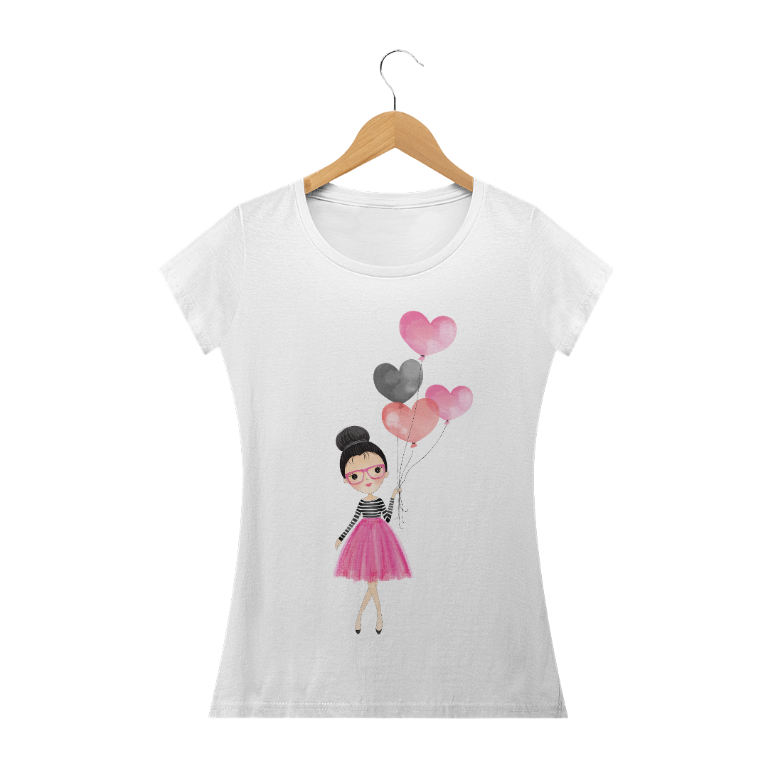 Nome do produto: camiseta menina com balões