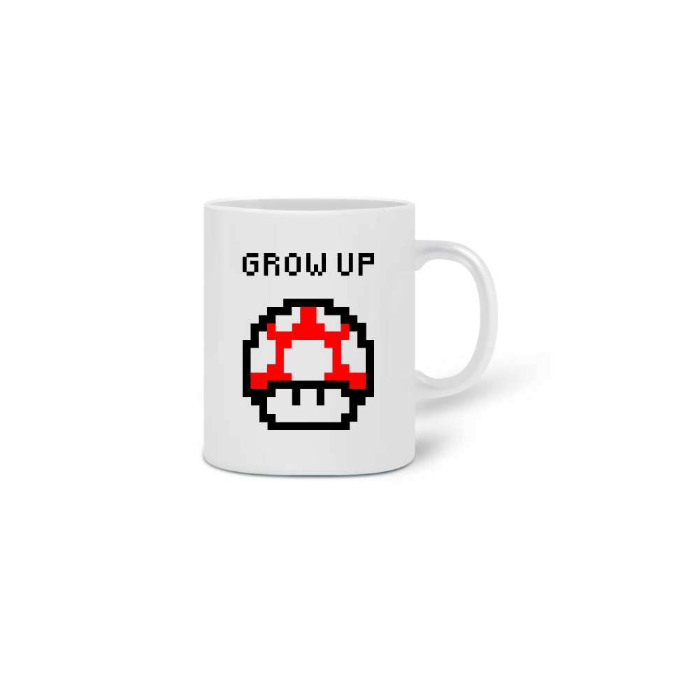 Nome do produto: Caneca Pixel Grow Up