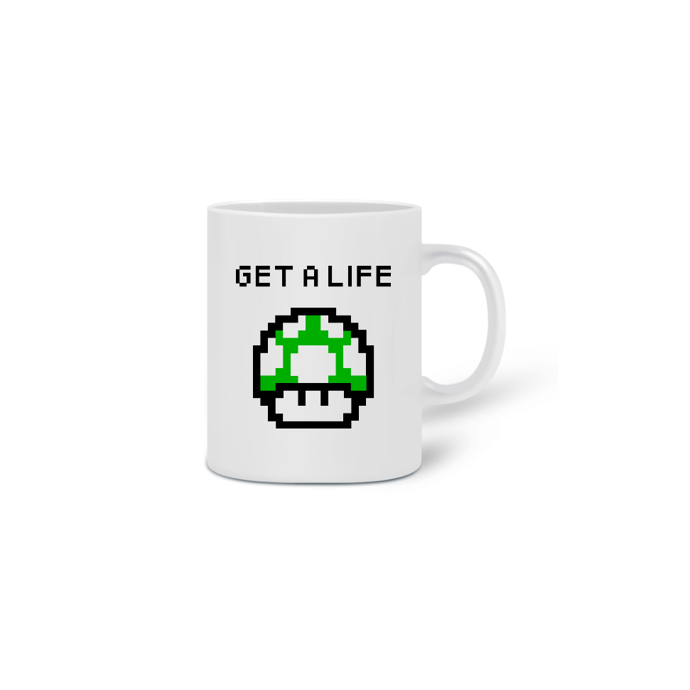 Nome do produto: Caneca Pixel Get A Life