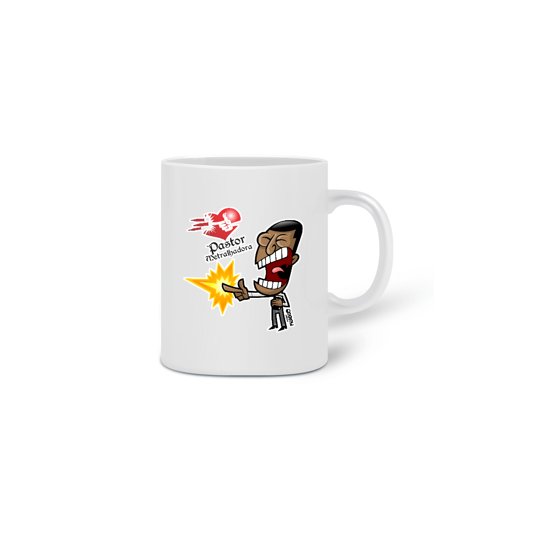 Nome do produto: Caneca Pastor Metralhadora