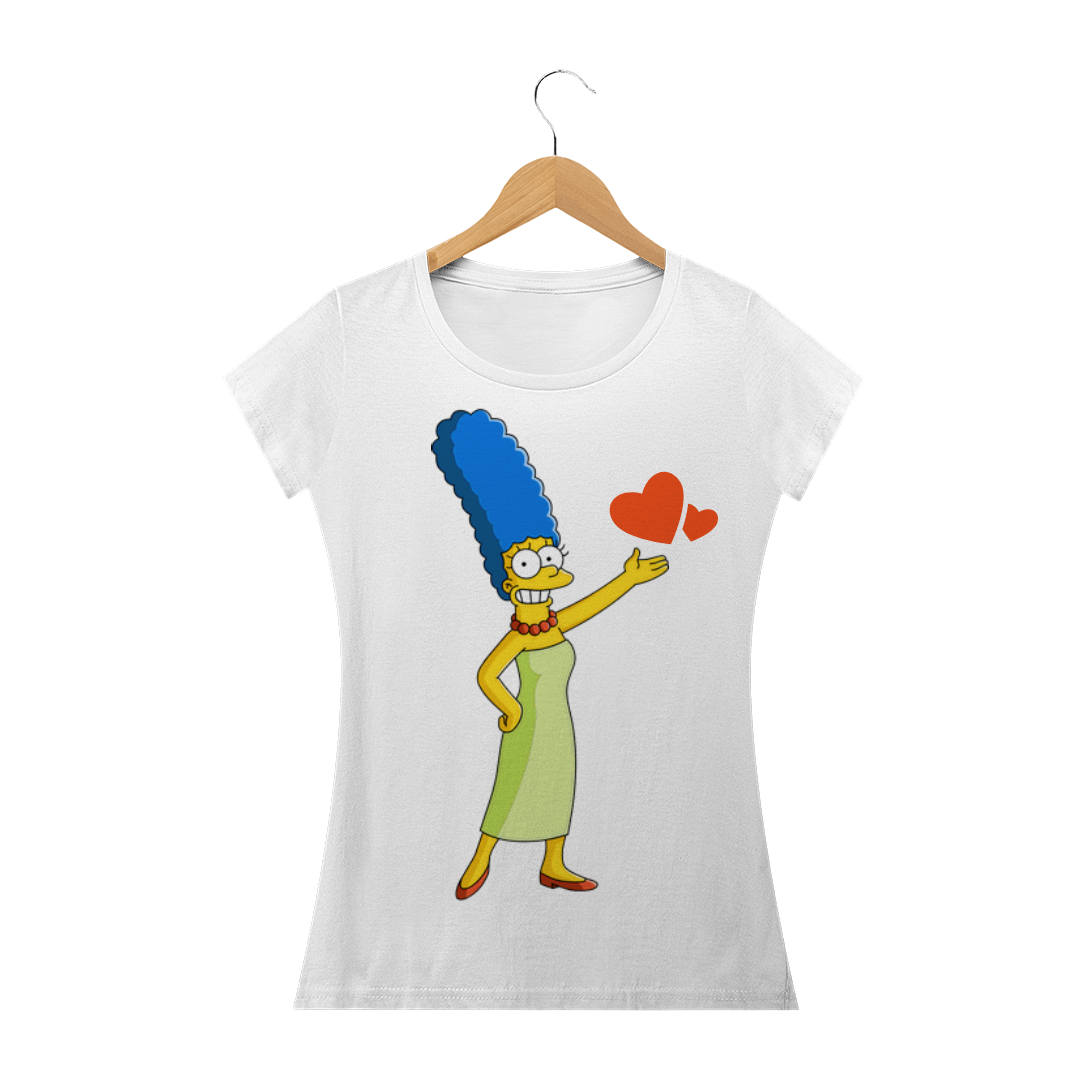 Nome do produto: Camiseta Feminina Marge-Simpsons