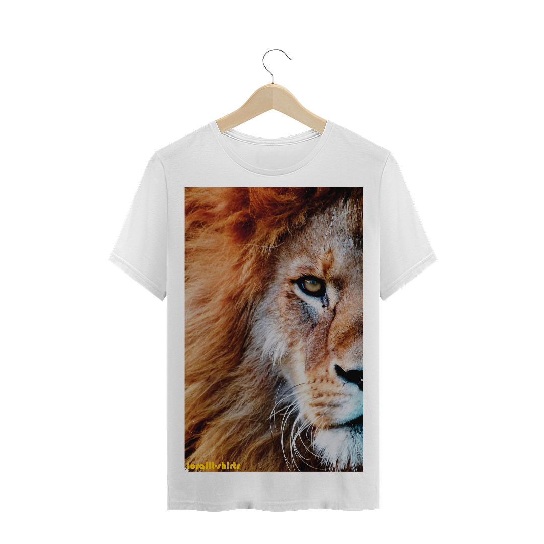 Nome do produto: T-SHIRT PLUS SIZE - LION