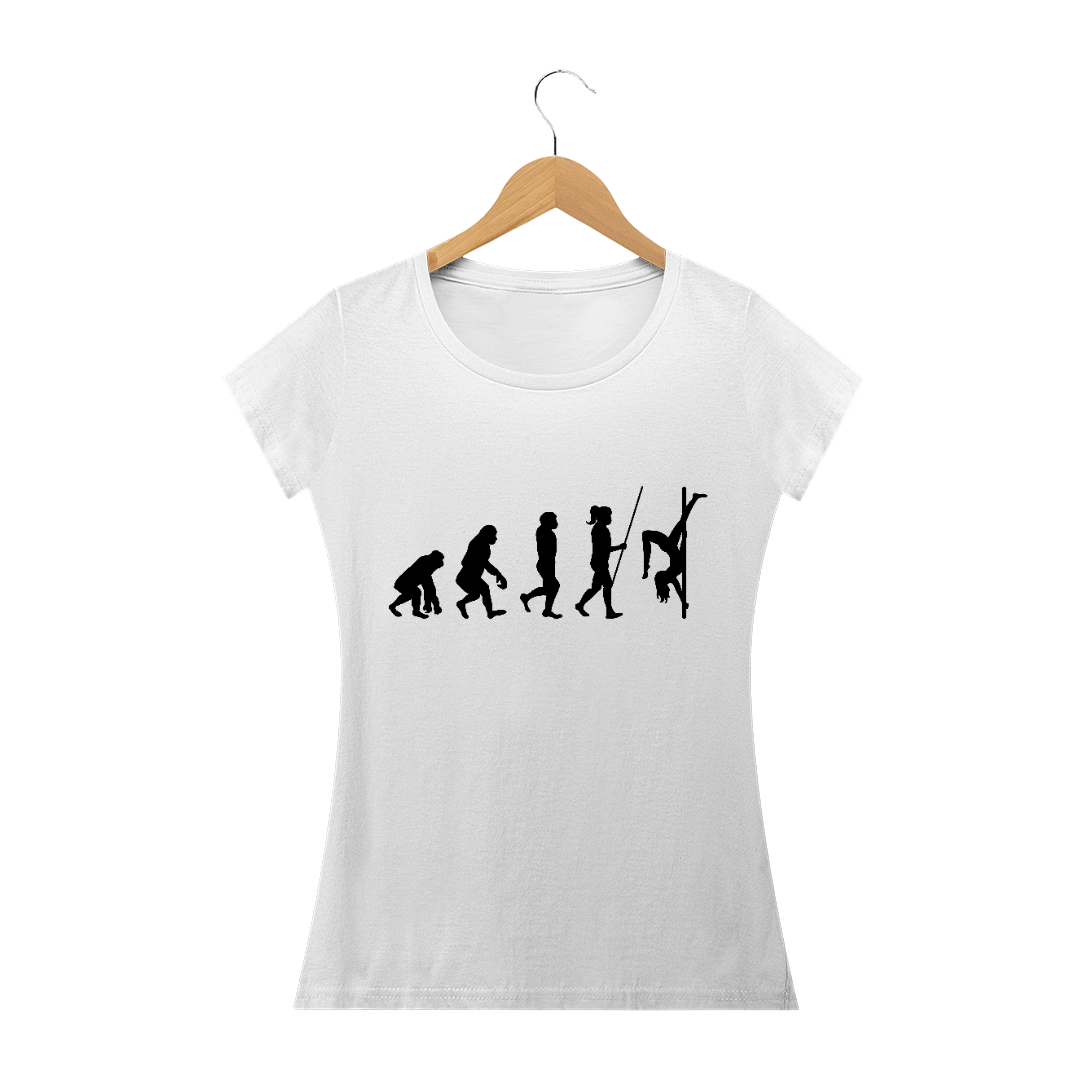 Nome do produto: Camiseta Evolução Pole Dance Baby Long Quality