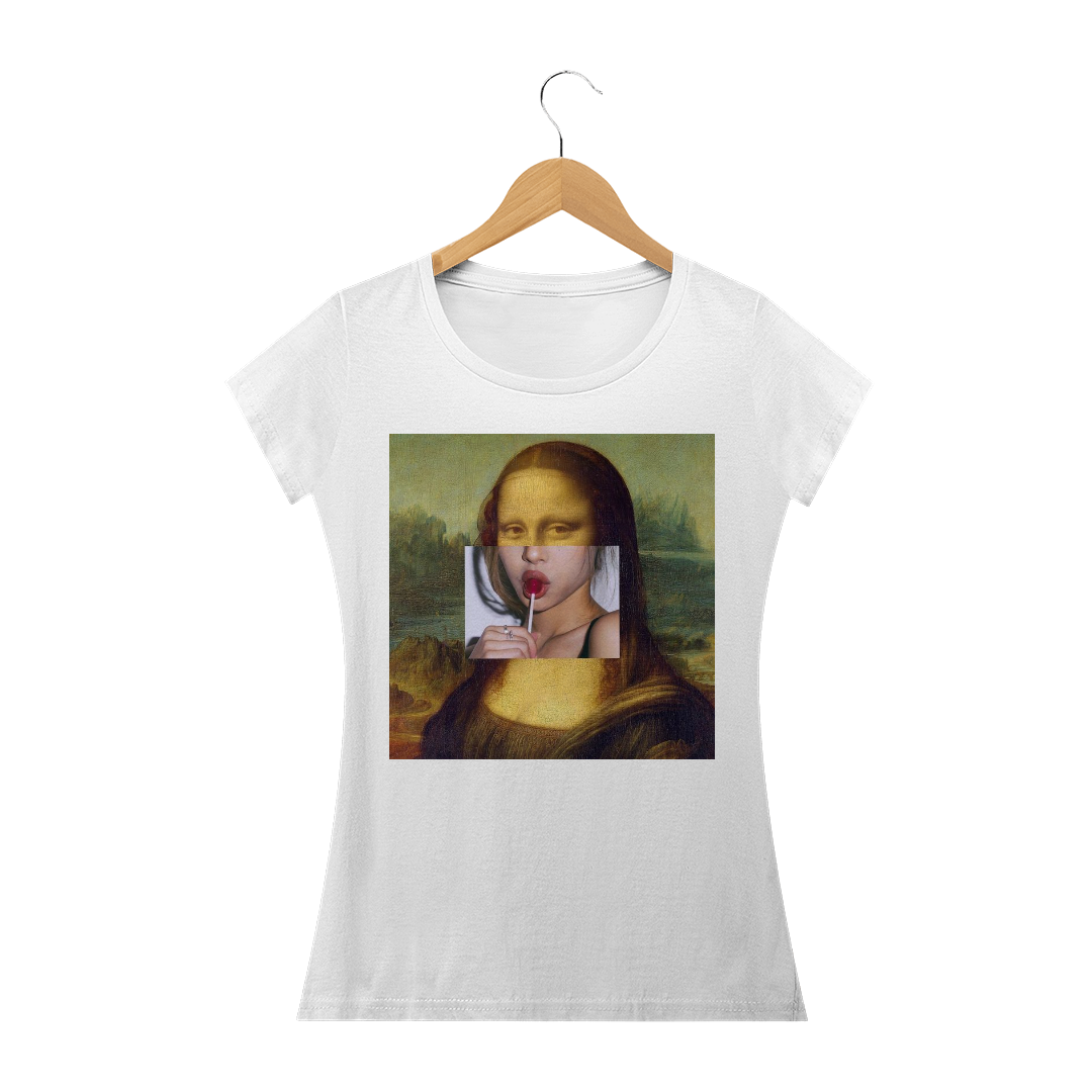 Nome do produto  Monalisa Chupando Pirulito - Baby Long - Feminina