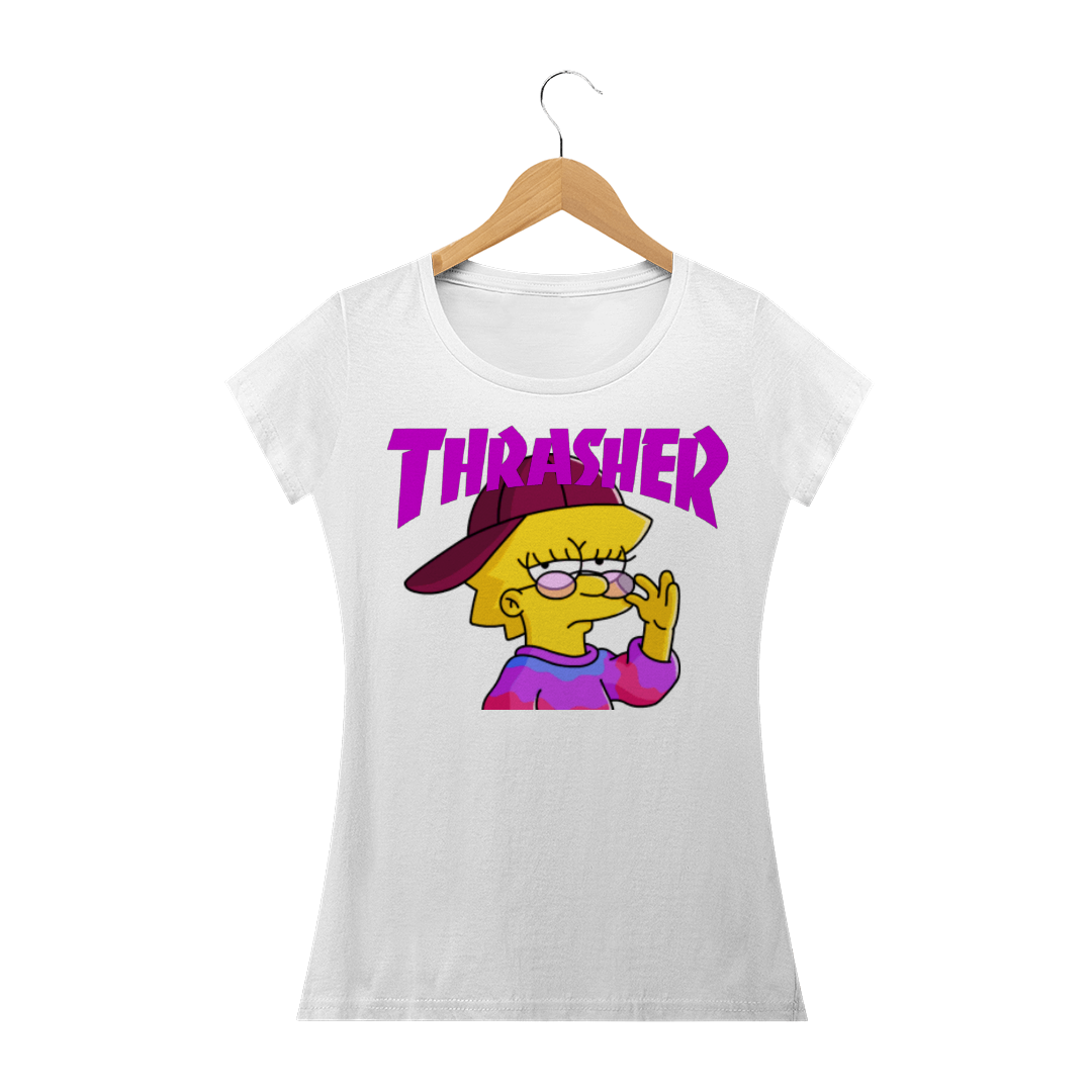 Nome do produto: Hippie Lisa Simpson Thrasher - Baby Long - Feminina