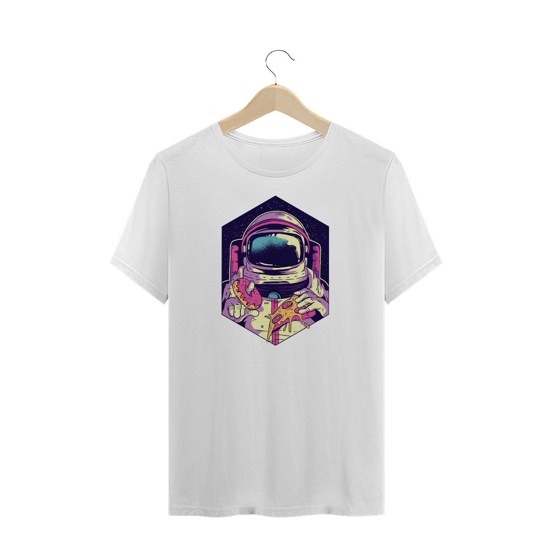 Nome do produto: Astronauta Comendo Pizza e Rosquinha - Unissex