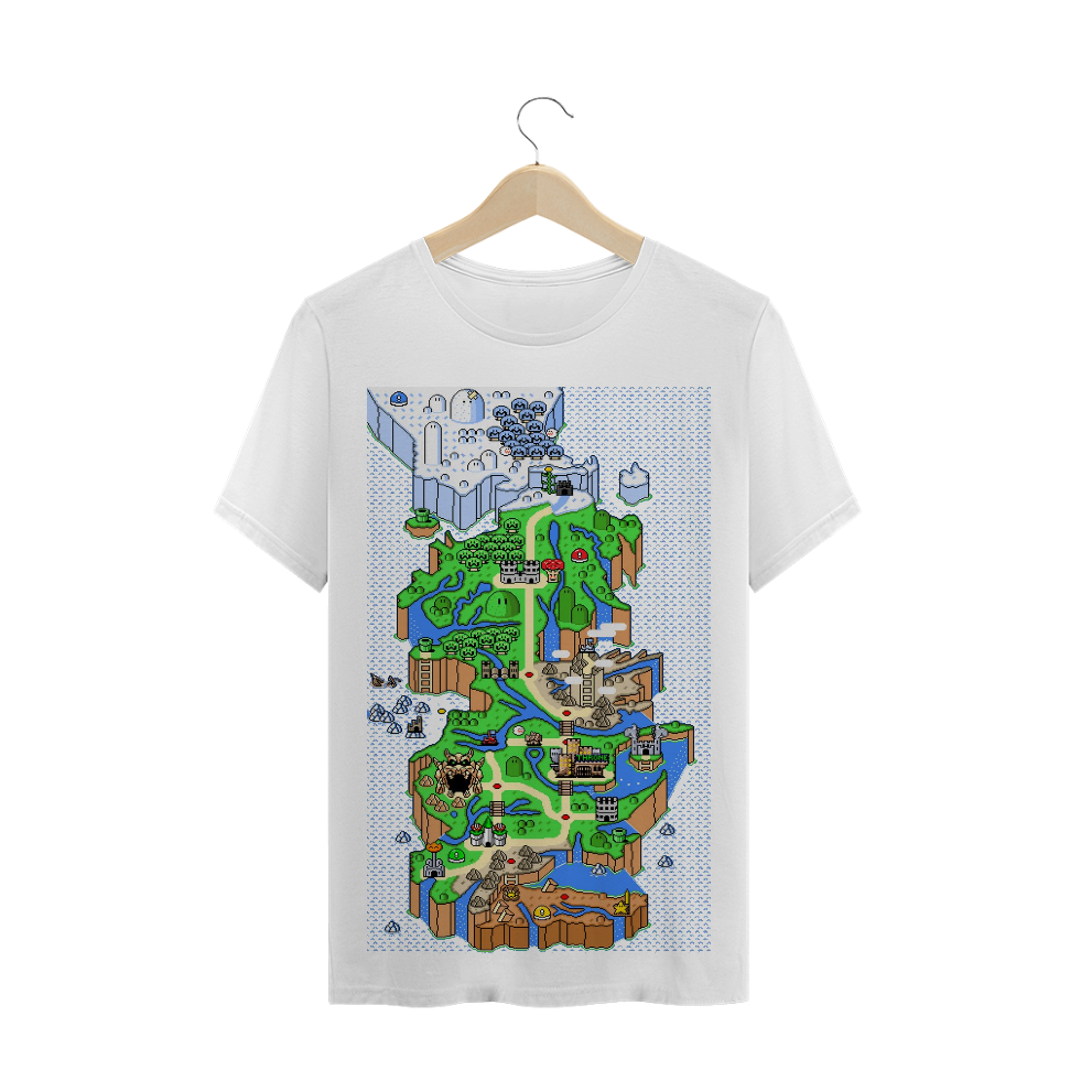 Nome do produto  T-SHIRT MAPA MARIO