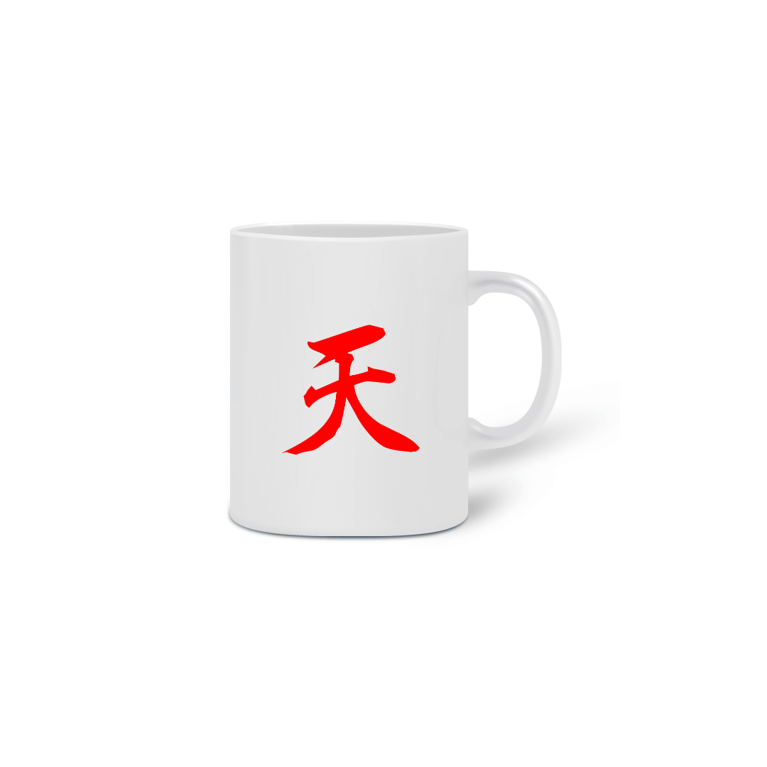 Nome do produto: Caneca Kanji Paraíso (Ten) - Akuma SF