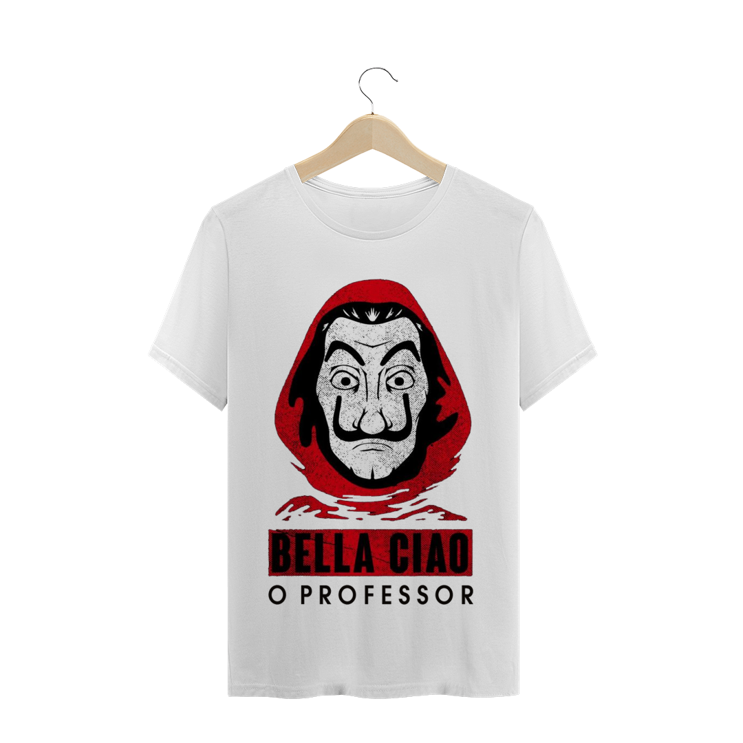 Nome do produto: Camiseta O Professor Bella Ciao (Branca)